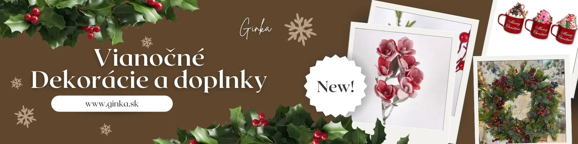 Vianočné dekorácie a doplnky